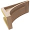Ekena Millwork 4"W x 8"D x 4"H Wide Viola Rough Cedar Woodgrain TimberThane Corbel, Primed Tan CORUR04X08X04VIORCPR - alternate 4